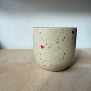 SPECKLED HEART CUP